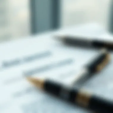 Legal documents and a pen symbolizing rental agreements in Dubai