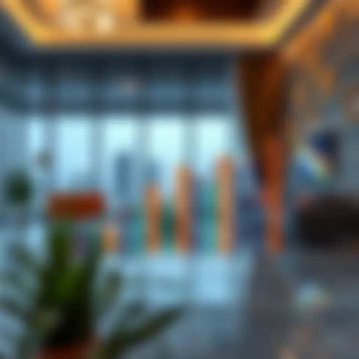 Graph depicting rental trends for 1BHK apartments in Dubai