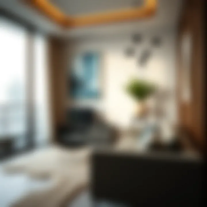 Interior of a cost-effective apartment in Dubai