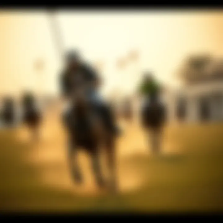 Polo Match at Al Habtoor A dynamic polo match showcasing players in action