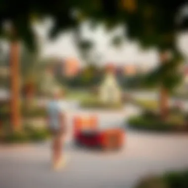 Community Life and Recreation in Al Nuaimiah Vibrant community life in Al Nuaimiah with lush parks and recreational areas