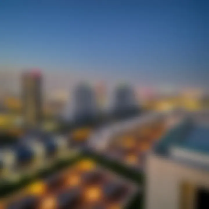 Panoramic View of Al Nahda 2 from Rooftop Panoramic view of Al Nahda 2 from the rooftop of Al Sharhan Building