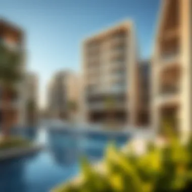 Modern Architecture in Al Wasl A scenic view of Al Wasl showcasing modern architecture