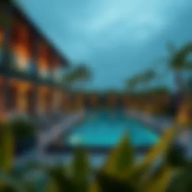 Luxurious Pool Area at Ansam Luxurious pool area surrounded by lush landscaping at Ansam