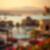 Panoramic view of Arqoub Jumeirah showcasing its architectural beauty