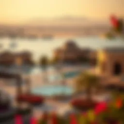 Panoramic view of Arqoub Jumeirah showcasing its architectural beauty