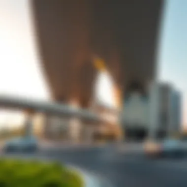 Modern infrastructure developments in بني ياس غرب