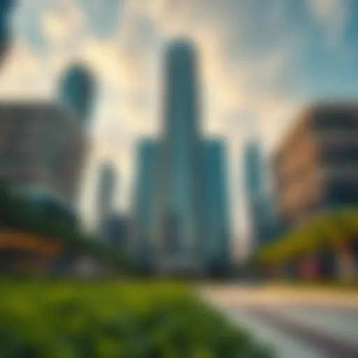 Stunning architectural design of Bay Central West Tower