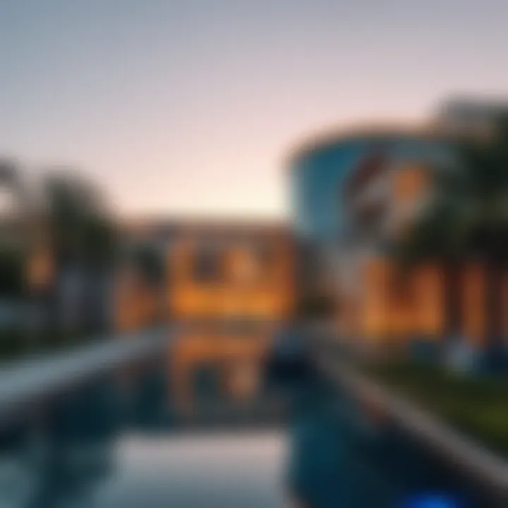 Stunning view of برج الصير showcasing its modern architectural design