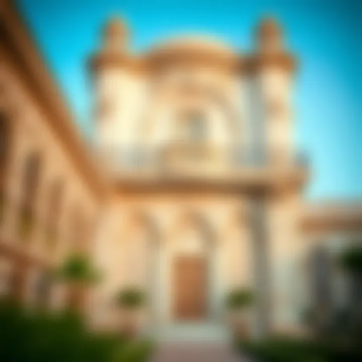 The Artistic Elements of برج الإخلاص Detailed architectural design of برج الإخلاص