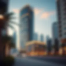 Stunning exterior view of Citadel Tower showcasing its modern architecture