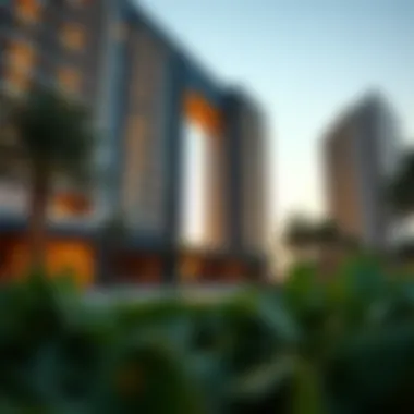 Modern Architecture of Damac Building Modern architecture of a Damac building in Dubai