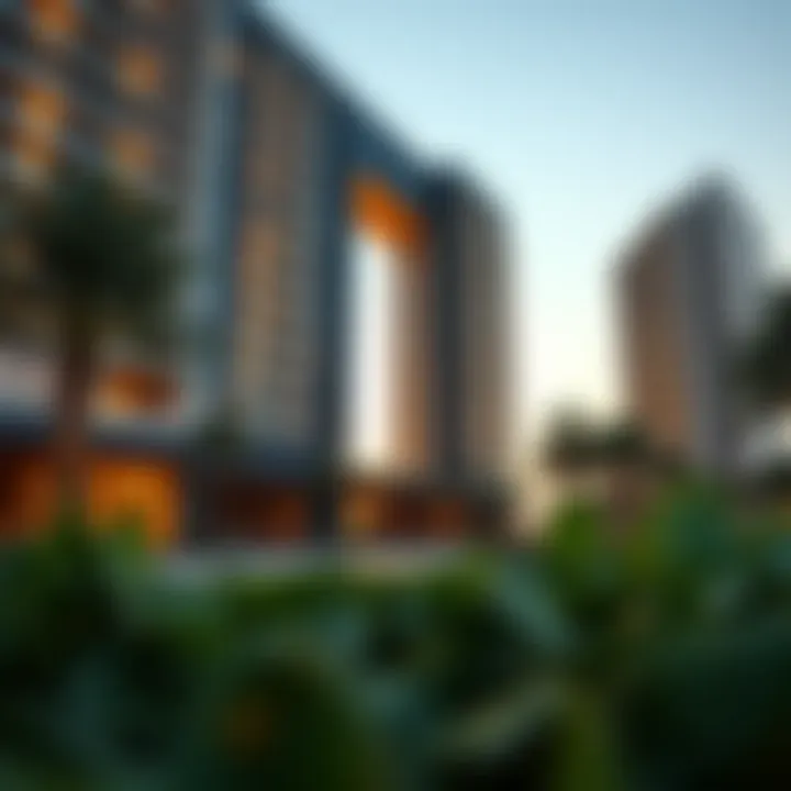 Modern Architecture of Damac Building Modern architecture of a Damac building in Dubai