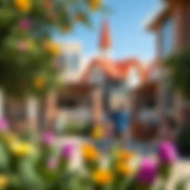 Community Life in Discovery Gardens Vibrant community features in Discovery Gardens with families enjoying outdoor spaces