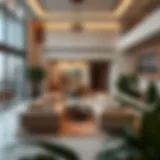 Luxurious living space at بيراميزا للشقق الفندقية