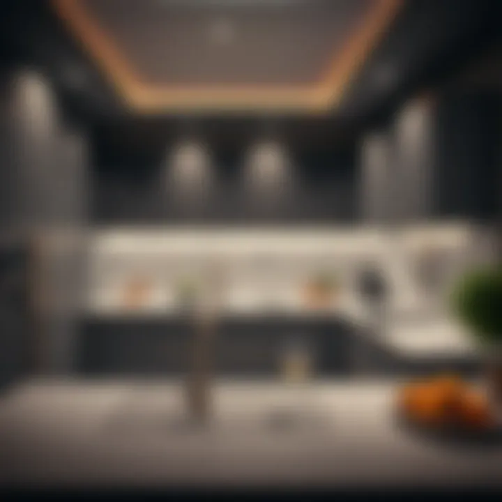 Modern kitchen amenities in بيراميزا للشقق الفندقية