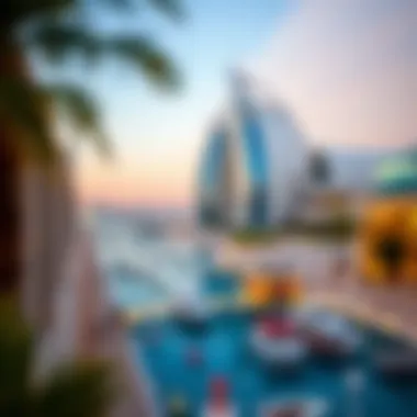Dubai Tourist Attractions Map Map of Dubai highlighting tourist attractions