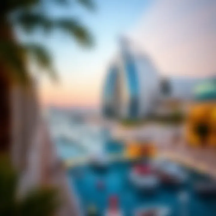 Dubai Tourist Attractions Map Map of Dubai highlighting tourist attractions