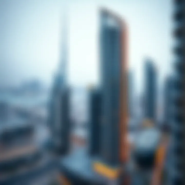 Panoramic view of Dubai's ongoing urban development