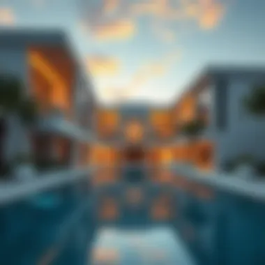 Luxurious sports residence in Dubai showcasing modern architecture