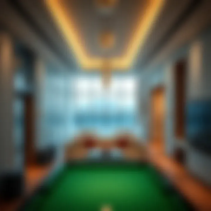 Interior view of a premium residence featuring state-of-the-art amenities