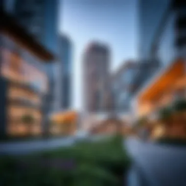Architectural Marvel of Emaar Parkside Stunning architectural design of Emaar Parkside showcasing modern aesthetics