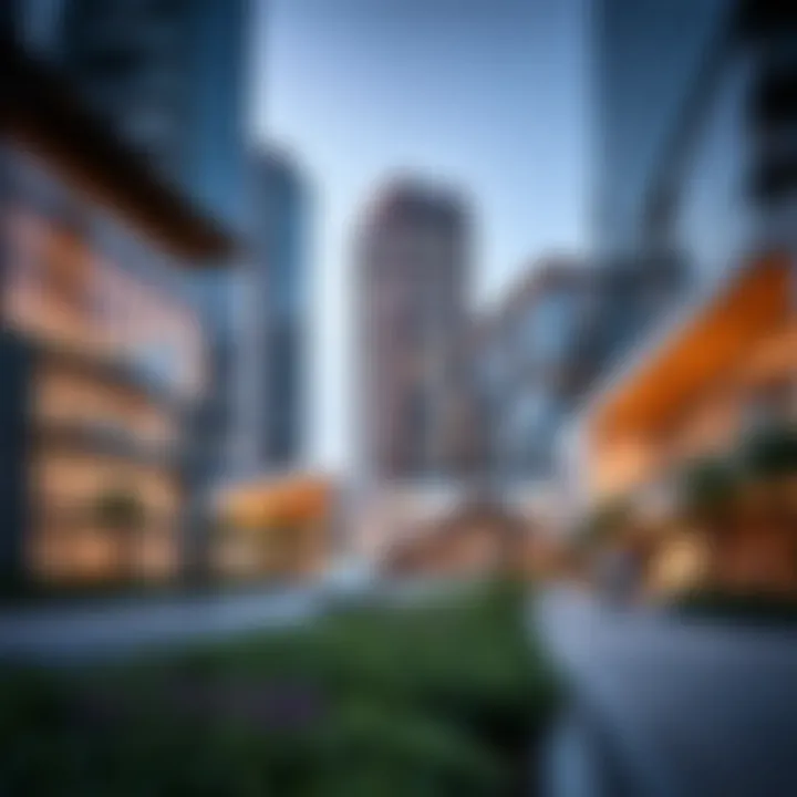 Architectural Marvel of Emaar Parkside Stunning architectural design of Emaar Parkside showcasing modern aesthetics