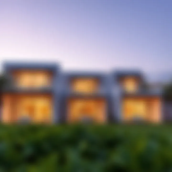 Architectural Brilliance of Expo Golf Villas Stunning architectural design of Expo Golf Villas showcasing modern aesthetics.