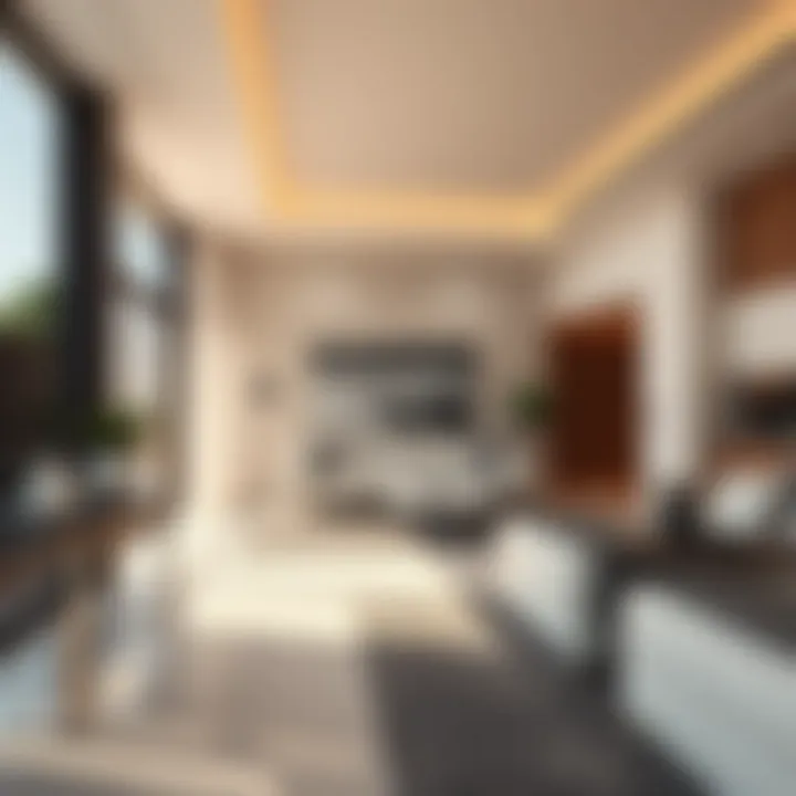 Luxurious Interior of Expo Golf Villas Luxurious interiors of a villa emphasizing modern living and design.