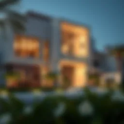 Luxurious exterior of a high-end Dubai property featuring modern architecture