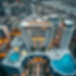 Aerial view of حديقة الفي showcasing architectural beauty