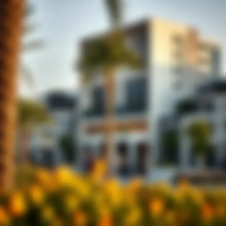 Community Amenities in Dubai Vibrant community amenities in a Dubai residential area