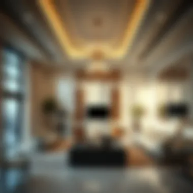 Sophisticated Interior Spaces Elegant interior design of a high-end Dubai property