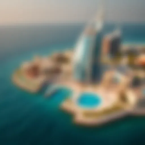 Aerial View of Jumeirah 1 Aerial view of Jumeirah 1 showcasing its stunning coastline and luxury villas.