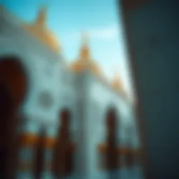 Intricate details of Jumeirah Mosque's architecture