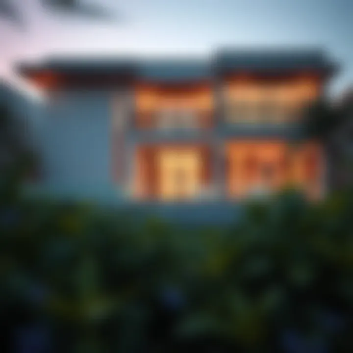 Modern villa in JVC District 14 highlighting architectural aesthetics