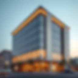 Exterior view of the Karama New Building showcasing modern architecture