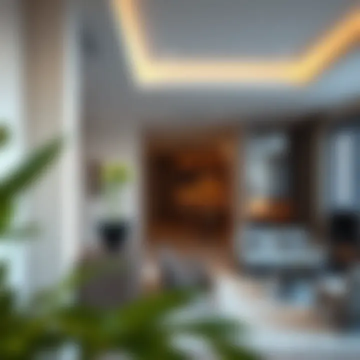 Interior layout of a spacious apartment in the Karama New Building