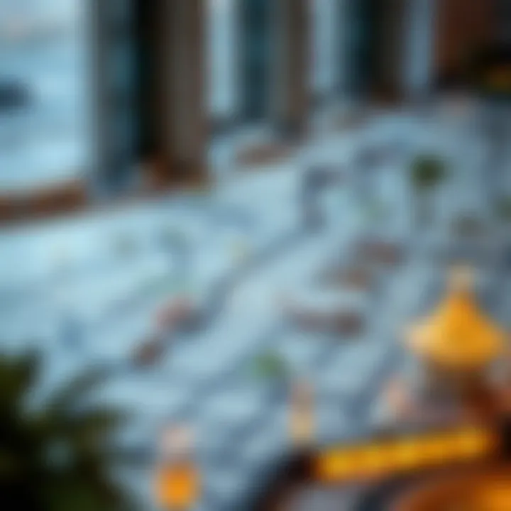 A detailed map layout of Khalidiyah Street, indicating key attractions and infrastructure developments.