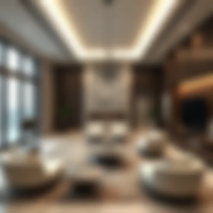 Elegant interior design of a modern Dubai residence