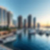 Breathtaking Marina View Stunning view of luxury apartments overlooking the marina