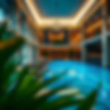 Luxurious amenities including a swimming pool and fitness center at Maisan Residence