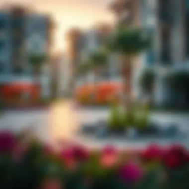 Vibrant community features surrounding the Maisan Residence