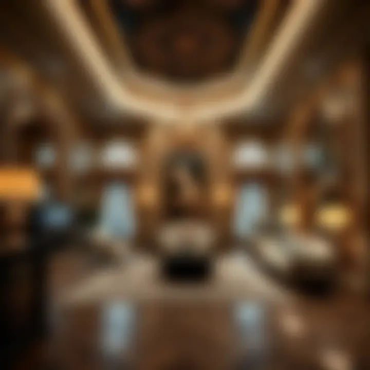 Opulence Within: Luxurious Mansion Interiors Luxurious interior of a high-end mansion