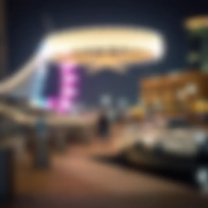 Exploring Marina Beach Dubai at Night Introduction