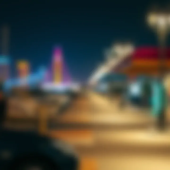 Notable Exploring Marina Beach Dubai at Night