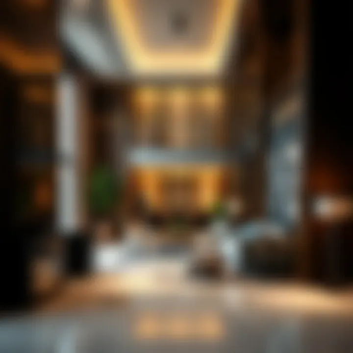 Interior Design of Marina Quays West Tower Interior design showcasing elegance in Marina Quays West Tower