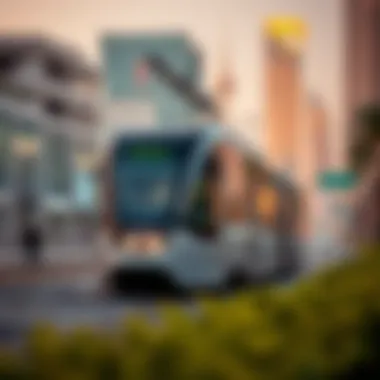 Electric transportation systems utilized in Masdar City