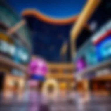 Modern Design of Mazyad Mall Exterior architecture of Mazyad Mall reflecting modern design