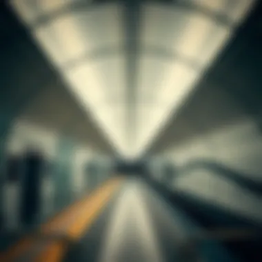 Interior Design of a Metro Station Interior view of a metro station